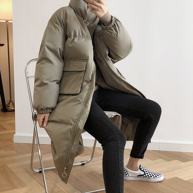 ハイネックロングダウンジャケット ダウンコート レディース ブランド 人気 ロング 暖かい 色 人気 エレガント 襟 おすすめ 大きいサイズ かわいい 韓国 可愛い きれいめ 着痩せ 着こなし 通販 通勤 定番 黒 白 ハイネック 2687 Sayurio レディースアパレル