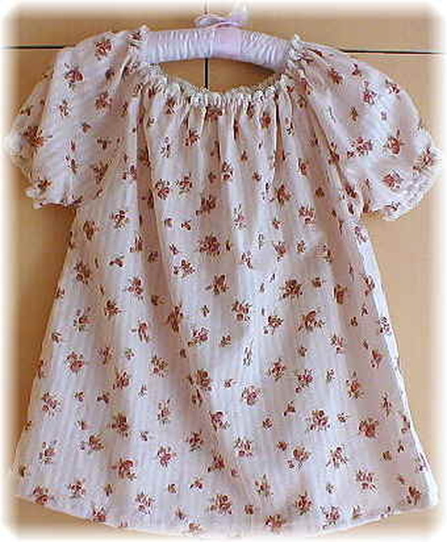 Sk 18スモックブラウスの型紙 肩だしトップ アトリエｒｏｓｅ