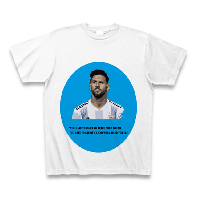 Messi メッシ 海外アーティストデザイン 名言 Tシャツ H H Jewels