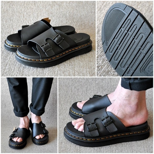 Dr Martens ドクターマーチン Dax Slide Sandal 25764001 Black Dax