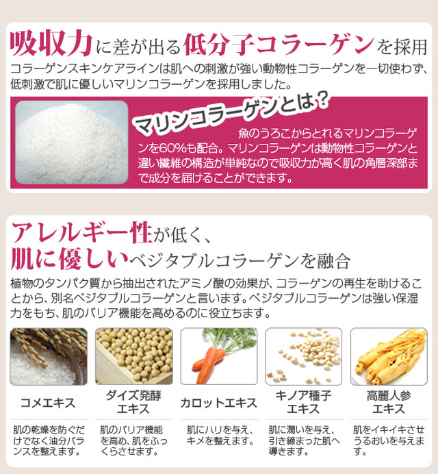 コラーゲンシートマスク フェイスマスク 40枚入 By S Online Shop