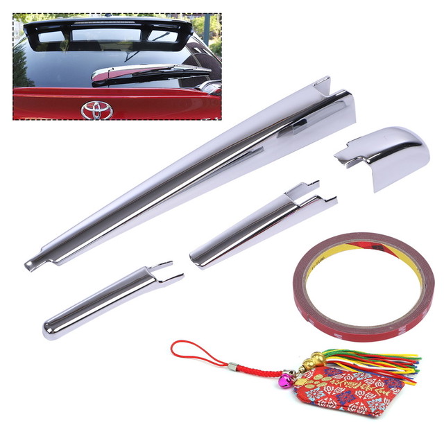 トヨタ C Hr 専用 リアワイパー カバー Abs 鏡面シルバーメッキ 両面テープ1巻 お守り付 Toyota 外装 送料無料 Skr D53 輸入雑貨のお店 ハッピーセレクション マインド ワン