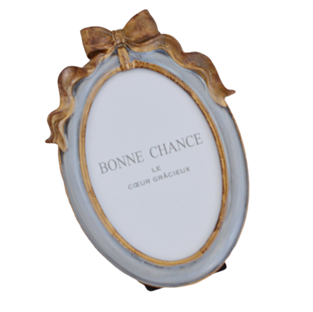 Vintage Ribbon Photo Frame ヴィンテージ リボン フォト フレーム Bonne Chance