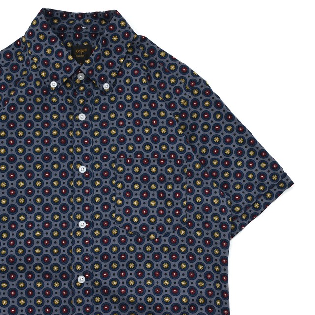 EUR used POP ENGLAND fine pattern shirt