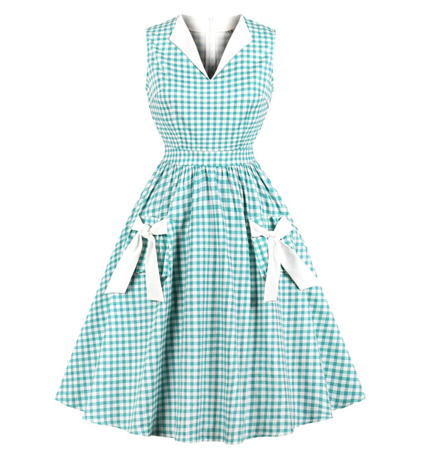 さわやか 清楚なギンガムチェックワンピース プチモ Petit Mote 毎日モテ期