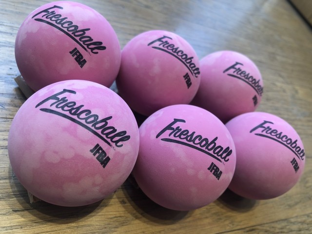 Jfba大会公式フレスコボール専用ボール6個セット ピンク フレスコボールラケットストア