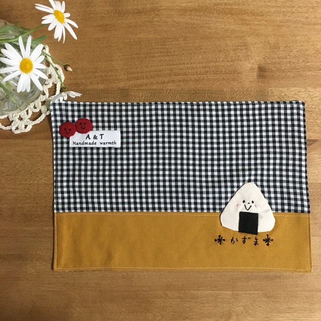 オーダーメイド おにぎりちゃんランチョンマット A T Handmade Warmth