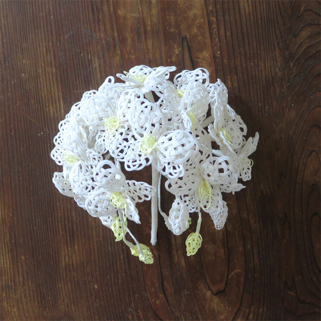 結びブーケ デンファレ 水引 Marco Wedding