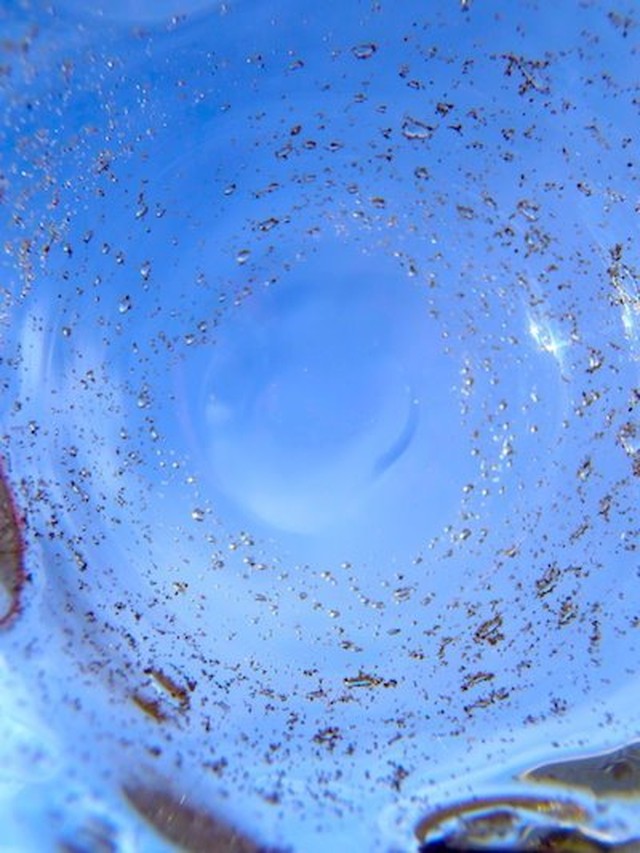 日本酒ぐい呑みグラス 吹きガラスハンドメイド Love Rice Market