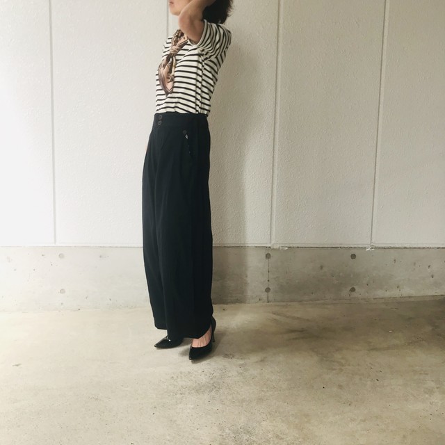 コットンレーヨンワイドパンツ Primrose Closet Chinon Select Shop