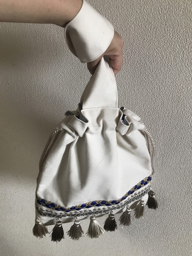 巾着バッグ 持ち手１つ Room505