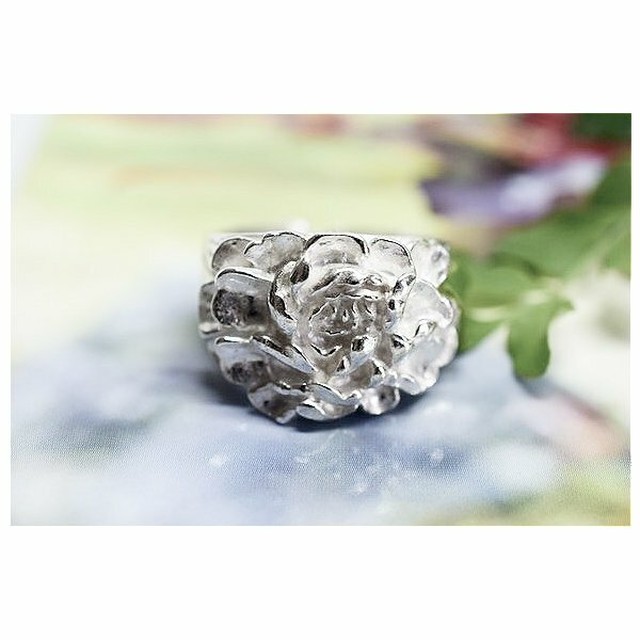 シルバーリング ボダんリング 花リング リング指輪 6099 Mikajewelry