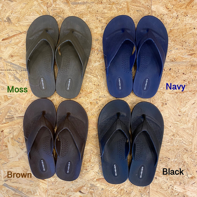 Okabashi メンズサンダル Surf Flip Flop Shop Hacogame