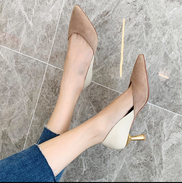 バイカラーパンプス S Y Select