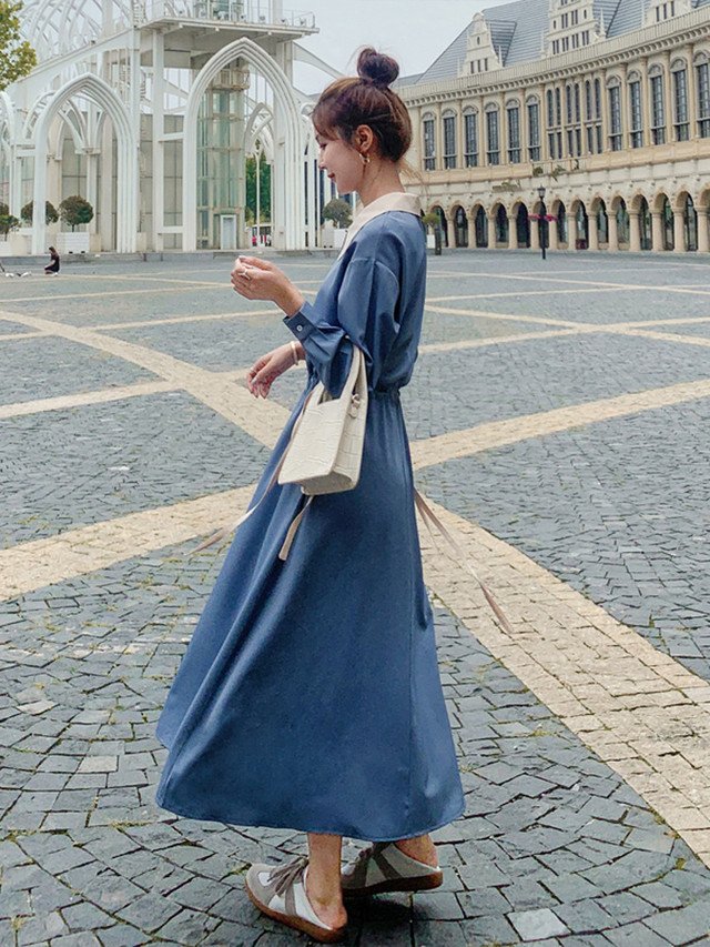 フランス風カジュアルワンピース45 Michipana