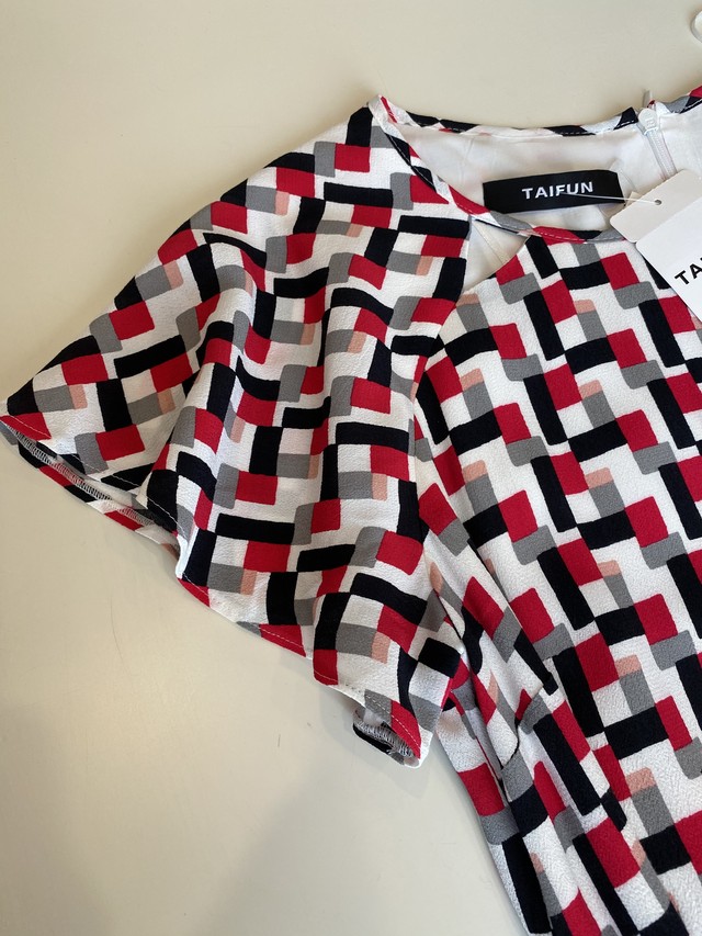 Taifun タイフン ジオメトリック柄 ワンピース 711 539 心斎橋フクハラ