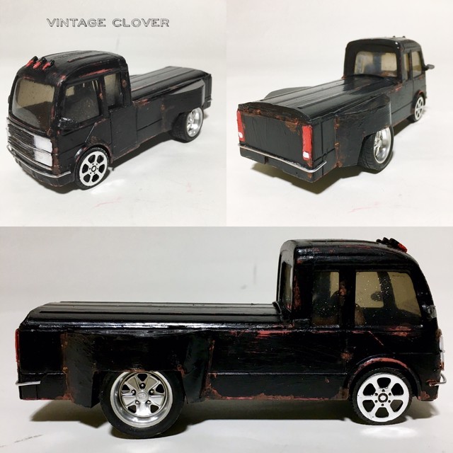 ミニカー ミニバス改造ファントムデューリーピックアップトラック Vintage Koubou Rjc