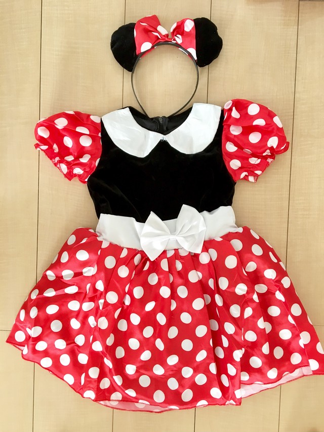 ミニー風 ワンピース カチューシャ付き Nona