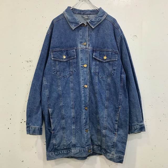 ヨーロッパ古着 デニムジャケット ロングgジャン Big Chupa