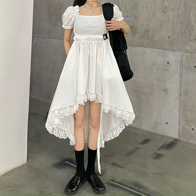 フィッシュテール フリルドレス ロングワンピース 花嫁ドレス 花嫁二次会ドレス パーティードレス 悪魔 天使 コスプレ 双子コーデ r067 Rumina Select Shop