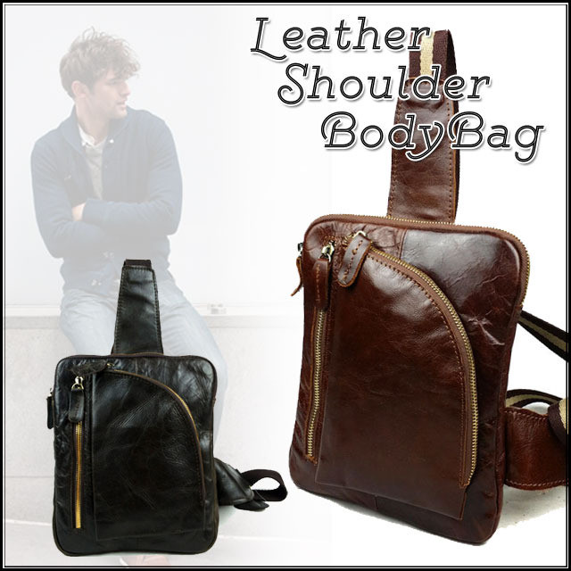 新作 Small Leather Shoulder Bag メンズ レザー ショルダー