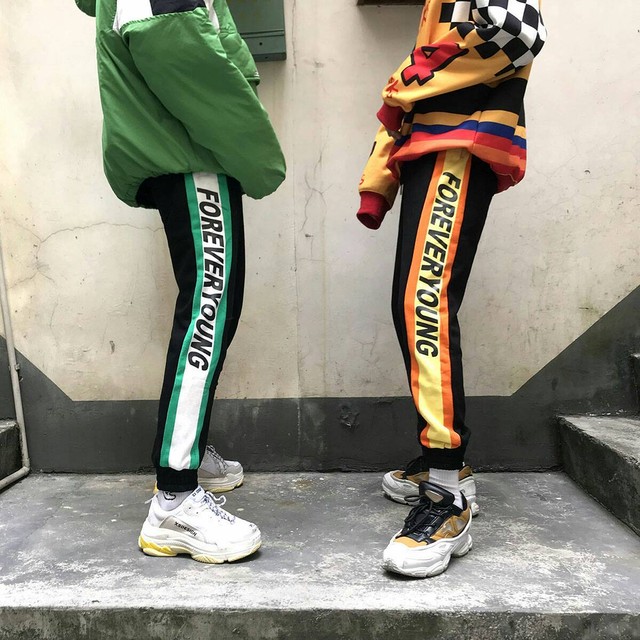 韓国ファッション オルチャンファッション スウェットパンツ Rocketselect