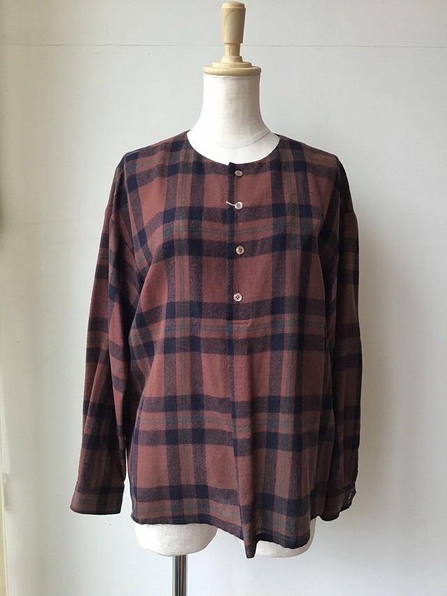 Leminor チェックプルオーバー Remixwoman