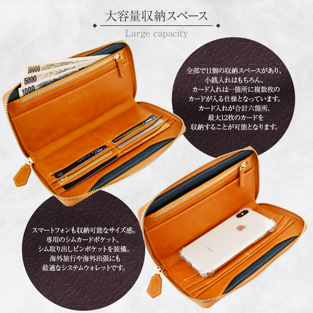 日本製 長財布 メンズ 革 長財布 レディース 本革 ラウンドファスナー 上質な革のみを使用したハンドメイド財布 ブランド 長財布 レディース 大容量で男女兼用サイフ 長年使える財布 安心の日本製 選べる全8色 Zeldner Longwallet 01 Hobbyone