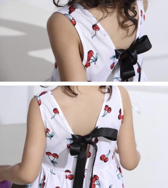 さくらんぼ チェリー ワンピース Mignon 子供服のお店