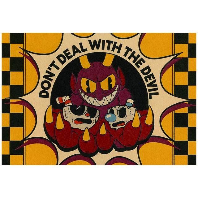 CUPHEAD ( カップヘッド ) ポストカード④ カップヘッド&マグマン&デビル / エンスカイ