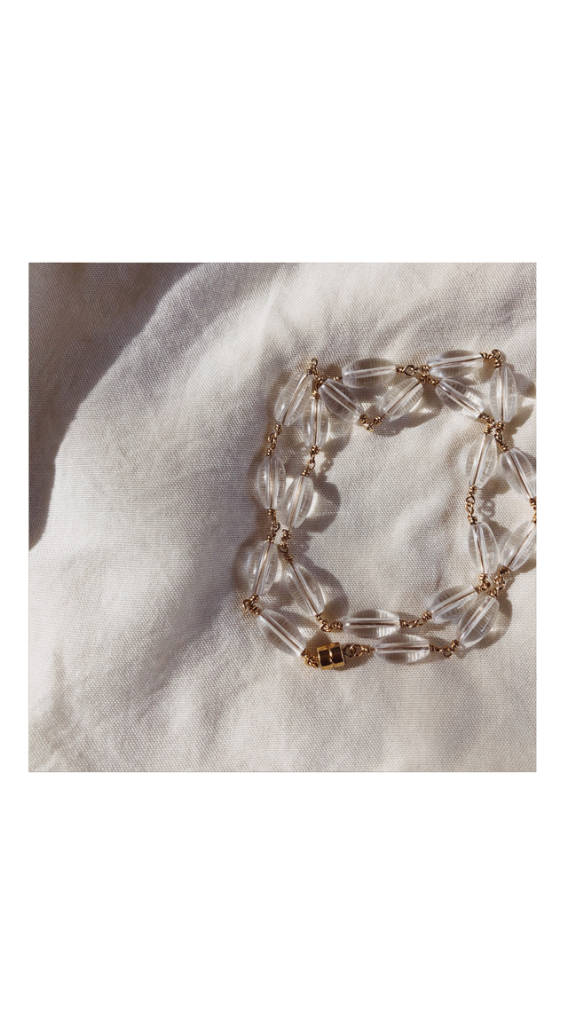Rise Crystal Magnet Necklace