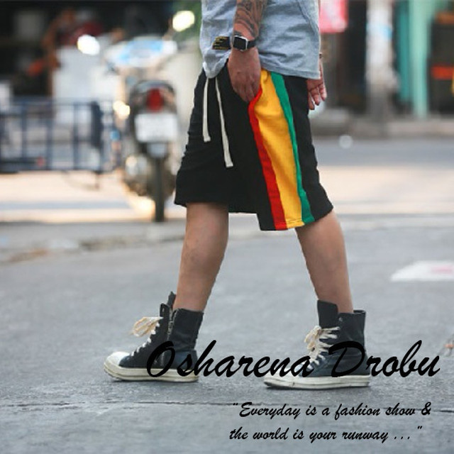 メンズ ジャマイカスタイル レゲエタイド ハーフパンツ あぱれる泥棒