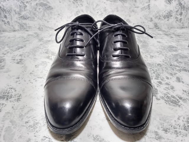 The Suit Company スーツカンパニー ストレートチップ 24 5cm ブラック 黒 本革 革靴 本皮 ビジネスシューズ ドレスシューズ Shoes1999