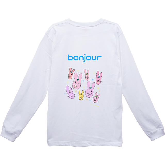 うさぎ柄厚手ロンt Satonayoshimi