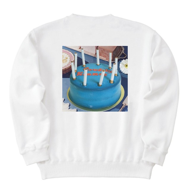 【Crudely Hommes】Party with Cake Heavy Weight Sweat Tops