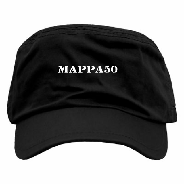 Mappa50文字ワークキャップ黒 Mappa50