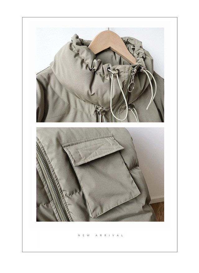 ハイネックロングダウンジャケット ダウンコート レディース ブランド 人気 ロング 暖かい 色 人気 エレガント 襟 おすすめ 大きいサイズ かわいい 韓国 可愛い きれいめ 着痩せ 着こなし 通販 通勤 定番 黒 白 ハイネック 2687 Sayurio レディースアパレル