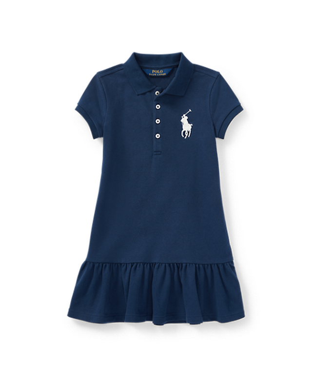 Polo Ralph Lauren ポロラルフローレン ガールズ ビックポニーワンピース １１５ｃｍ １３０ｃｍ １３５ｃｍ ｈａｌｆ ｙａｒｄ