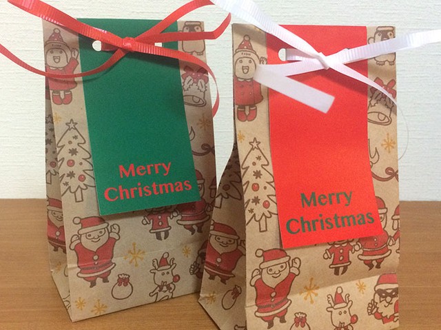 ラッピング紙袋セット クリスマス Wach Works