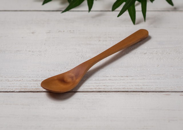 モッコク材 デザートスプーン(オイルフィニッシュ・木の匙・木製カトラリー)/Canaria Wood Works