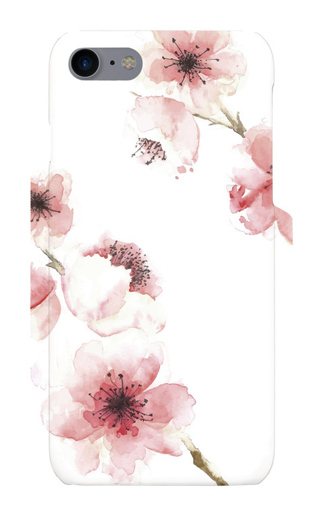 Iphone7 8 ケース 印刷ケース 花柄 花模様 ピンク Iphone画像印刷 フラワー レディース 大人向けスマホケースショップ アップルライフ