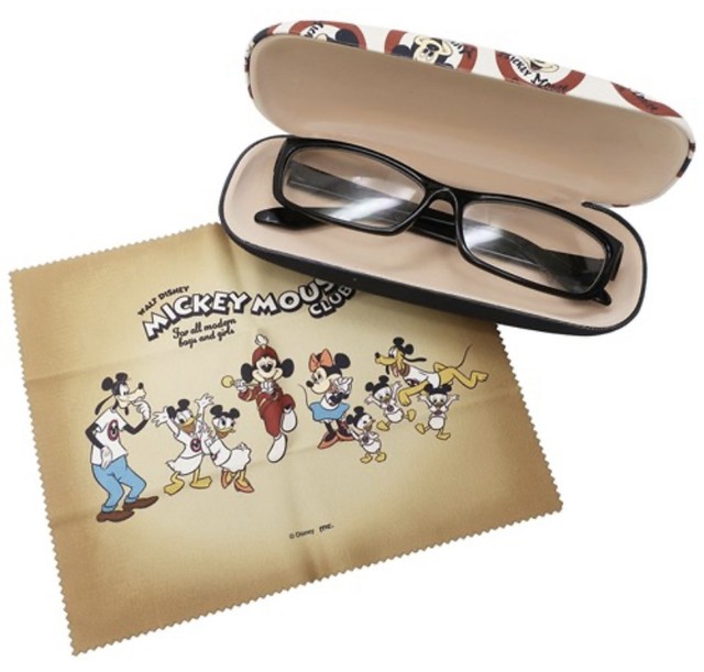 ミッキーマウス クロス付きメガネケース Mickey Mouse Club ブランドショップ Cyuna チュナ