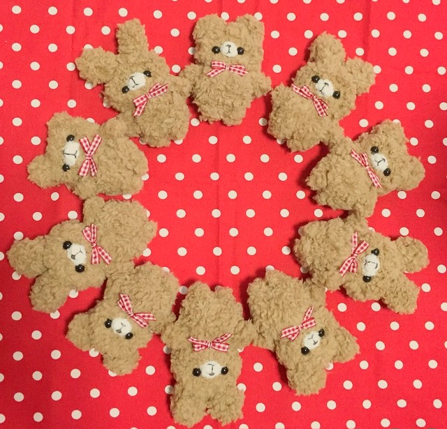 バレンタイン くまチェーン付ミニマスコット Ani Ya