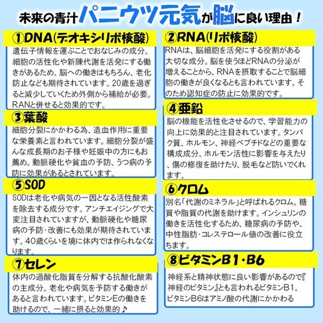 期間限定 脳の栄養サプリメント 銀座まるかん 未来の青汁ウルトラパニウツ元気 バリ産 オーガニック 生カカオ豆販売 バリカカオドットコム