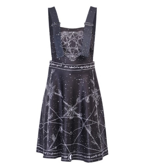お取り寄せ商品 星座柄ワンピースjiez1 Kurobeni