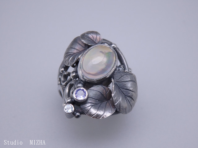 草あそび(金工の指飾りmr20b-01)