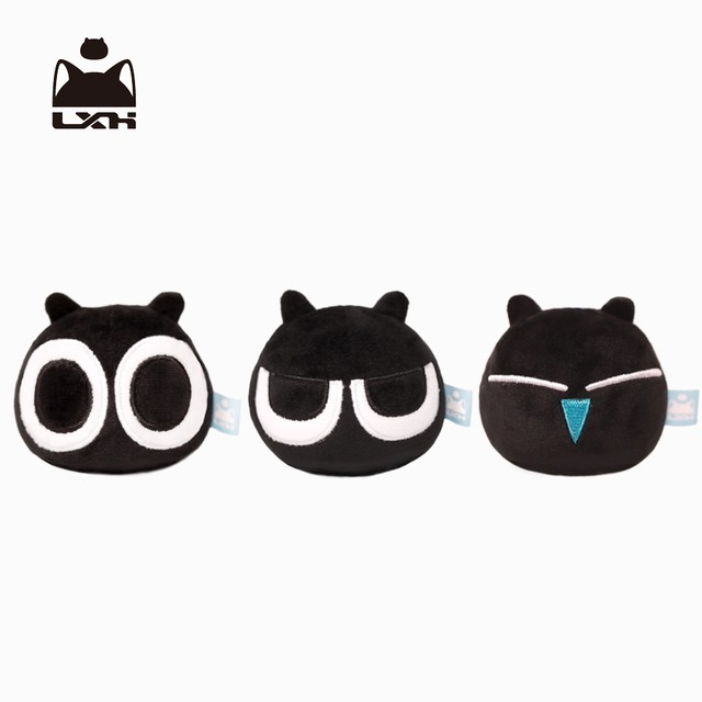 羅小黒戦記 ヘイシュ 黒咻 丸目ミニぬいぐるみ Teamjoy