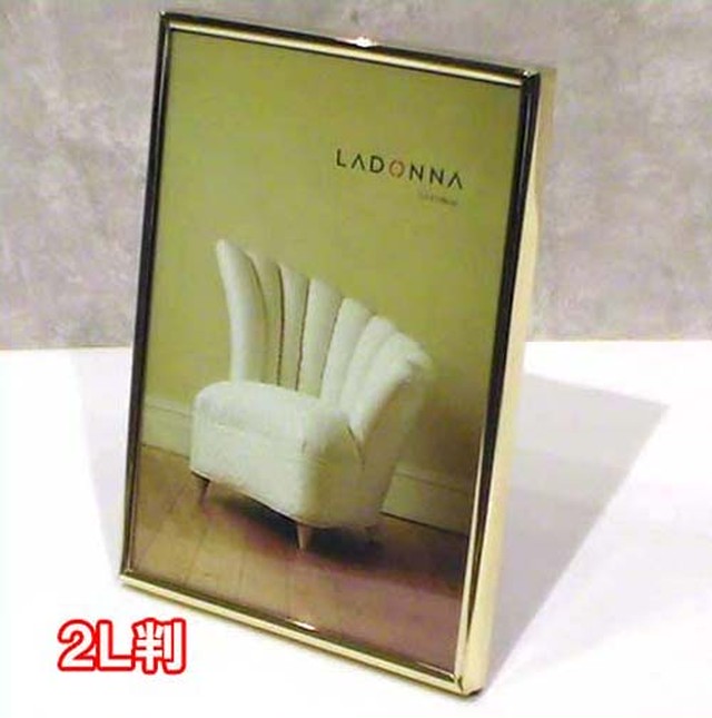 0711 93 フォトフレーム 写真立て 金属 縦向き 横向き 2l判 フォトフレーム ブラス 真ちゅう ゴールド おしゃれ雑貨 Tkコレクション