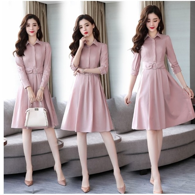 フェミニン ワンピース 春服 長そで お出かけ お出掛け デート シンプル なが袖 オールシーズン 可愛い 合コン ブラック L Basecamp49