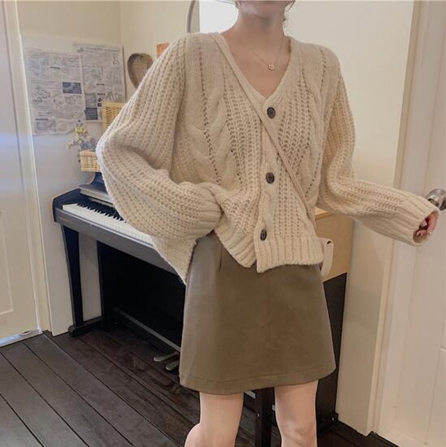 ニット カーディガン おしゃれ エレガント 春 秋 人気 Nikkihouse